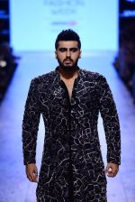 Arjun Kapoor walk the ramp for Kunal Rawal Show at Lakme Fashion Week 2015 Day 4 on 21st March 2015